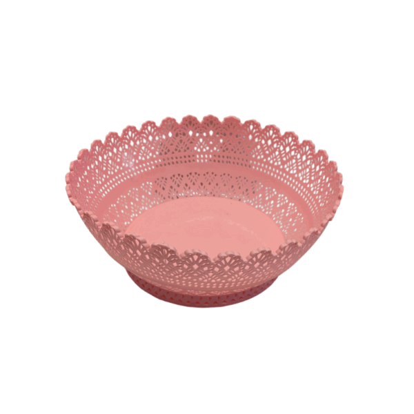Plastic fruit Basket | 1 Pcs pink