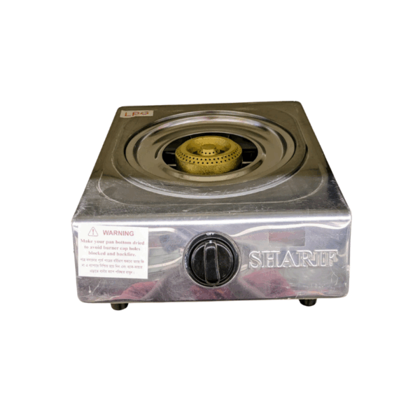 Sharif Single Burner Stainless Steel | Auto LPG Gas Stove