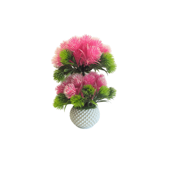 Artificial Flower Bonsai Grass Plants with Pot | Home and Office Decor