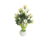 Artificial Rose Bouquet with Vase | Home and Office Decor