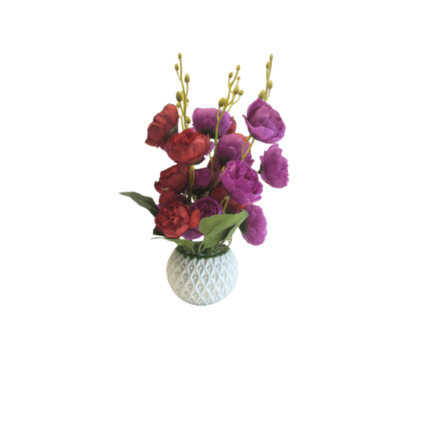 Artificial Mini Table Tub Flower| Home and Office Decor