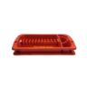 Plastic English Dish Rack Mini | Red