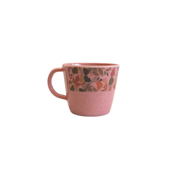 Coffee Cup Pink Flower Printed | Italiano