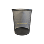 Metal Waste Bin| 10.2 Inch Black
