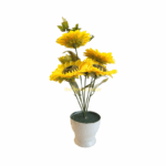 Sunflower Realistic with Unique Vase For Decorations | Artificial Flower
