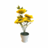 Sunflower Realistic with Unique Vase For Decorations | Artificial Flower