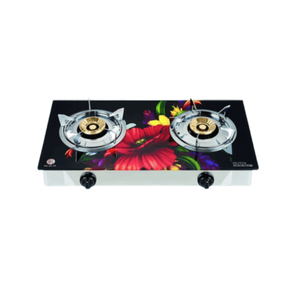 RFL Double Glass Lpg Gas Stove Olivia | Line Gas