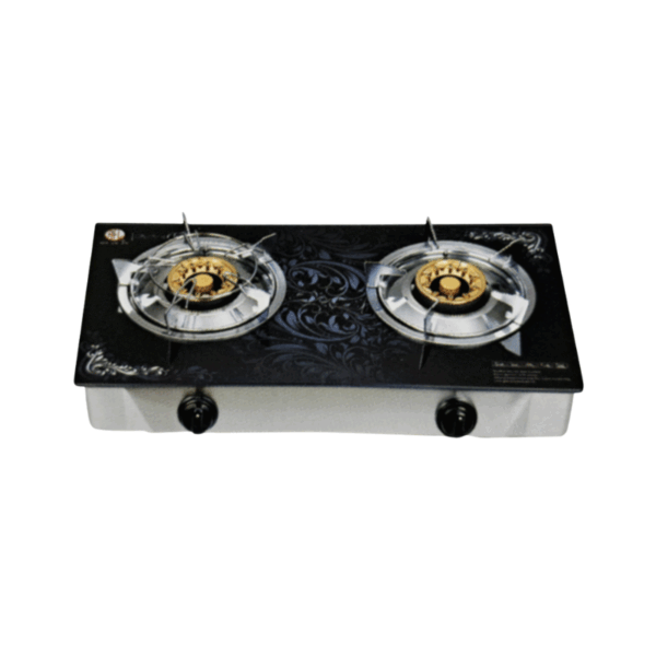 RFL Elegant Double Glass LPG Gas Stove | Non-Magnetic SS Body