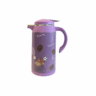 Coffee-Themed Insulated Vacuum Jug | 1L (Purple Design)