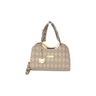 Sophisticated Diamond-Pattern Handbag