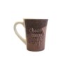 Melamine Brown Printed Coffee Mug | Italiano