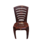 Bengal Plastic Chair – Brown Marble Finish | Durable & Comfortable