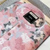 Men’s Pink Floral Regular Fit Panjabi | Summer Blossom Casual Panjabi | Textured Cotton Blend