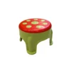 Kids' Polka Dot Fun Stool | Sturdy & Colorful Plastic Seating for Playroom & Home