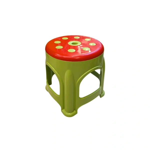 Kids Plastic Stool with Colorful Design | Compact & Lightweight Seat for Children - Image 2