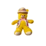 Sunny Yellow Birthday Teddy Bear | Happy Birthday Hat and Love Vest