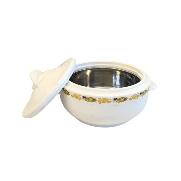 Floral Ceramic Lunch Box with Stainless Steel Interior | 1200ml | Elegant & Leak-Proof - Image 2