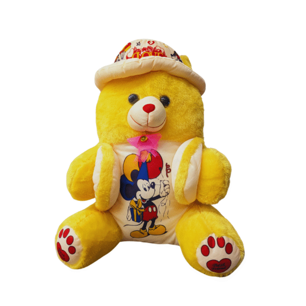 Festive Yellow Plush with Birthday Hat | Perfect Gift for Birthdays & Special Occasions