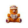 Orange Sweet Heart Teddy Bear | Romantic Plush Gift